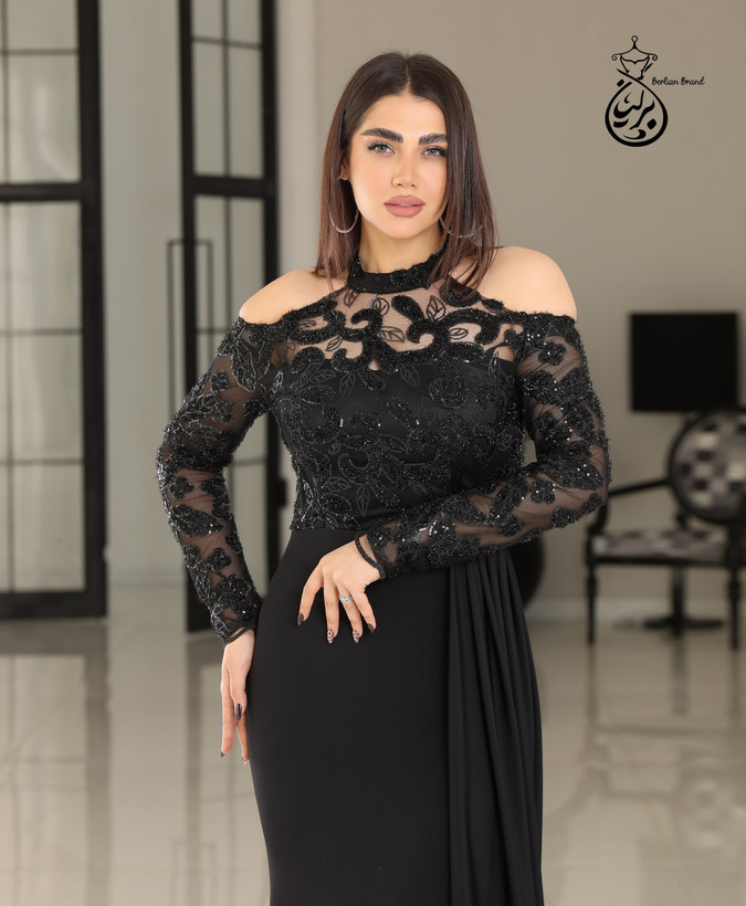 پیراهن ماکسی مجلسی مدل ترلان