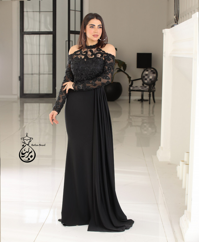 پیراهن ماکسی مجلسی مدل ترلان