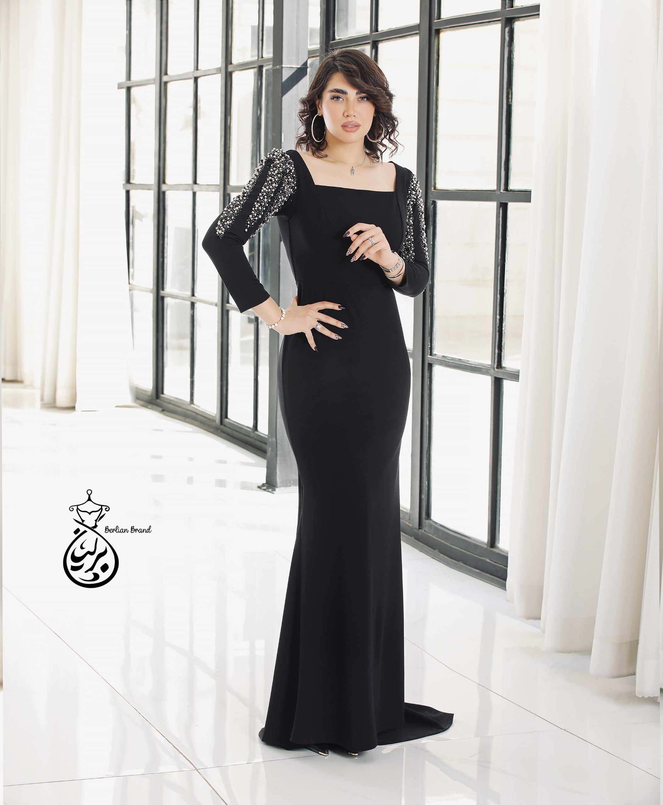 پیراهن ماکسی مجلسی مدل مرسده