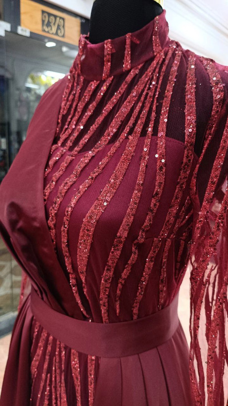 پیراهن ماکسی مجلسی مدل لادن