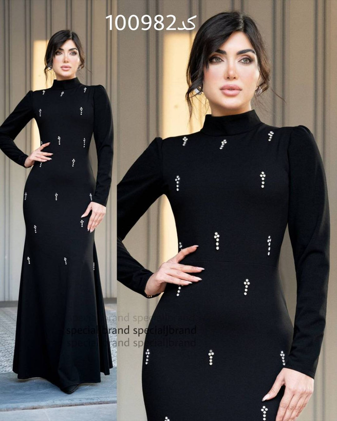 پیراهن ماکسی مجلسی مدل نشمین