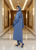 مانتو گلدوزی شده قواره دار