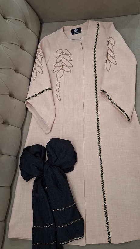 مانتو گلدوزی شده قواره دار