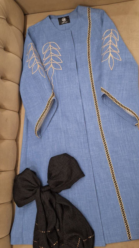 مانتو گلدوزی شده قواره دار