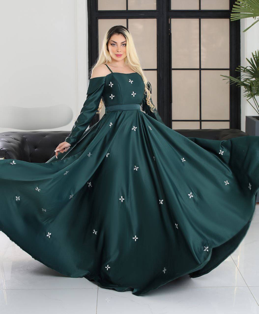 پیراهن ماکسی مجلسی مدل اتریسا