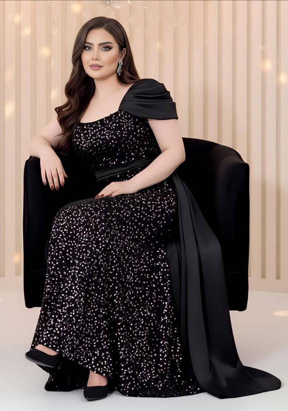 پیراهن ماکسی مجلسی مدل مروارید