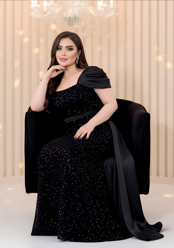 پیراهن ماکسی مجلسی مدل مروارید