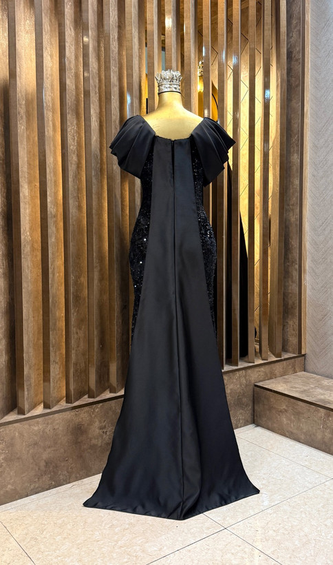 پیراهن ماکسی مجلسی مدل مروارید