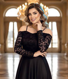 پیراهن ماکسی مجلسی مدل ساغر