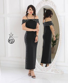 پیراهن ماکسی مجلسی مدل دلین