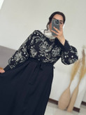 پیراهن بلند سوزندوزی