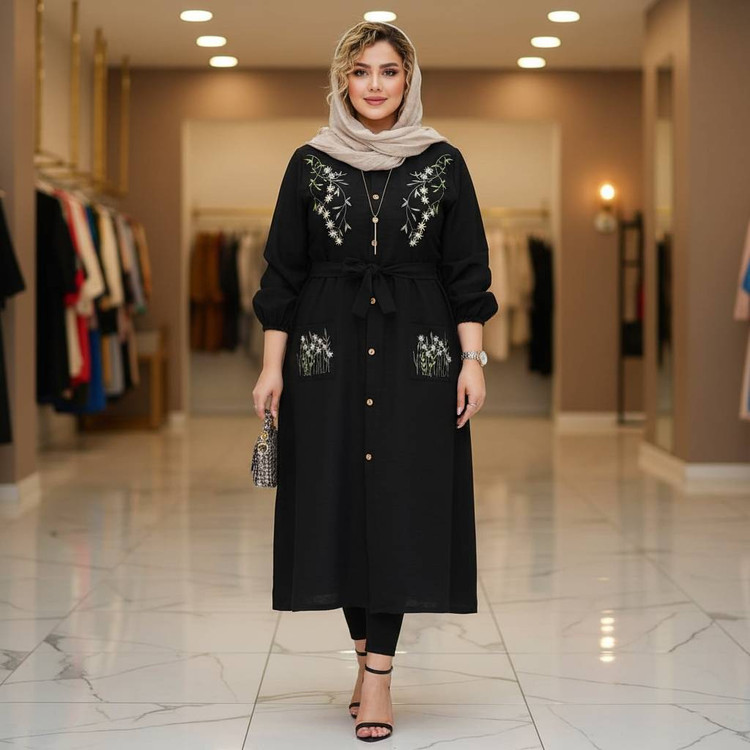مانتو گلدوزی نهال