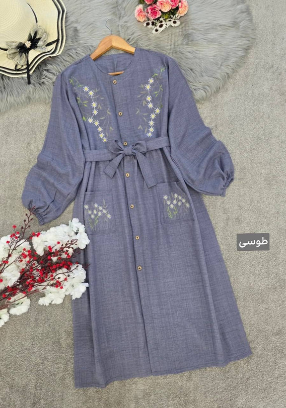 مانتو گلدوزی نهال