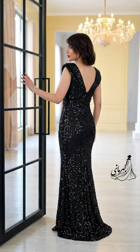 پیراهن ماکسی مجلسی مدل شیما