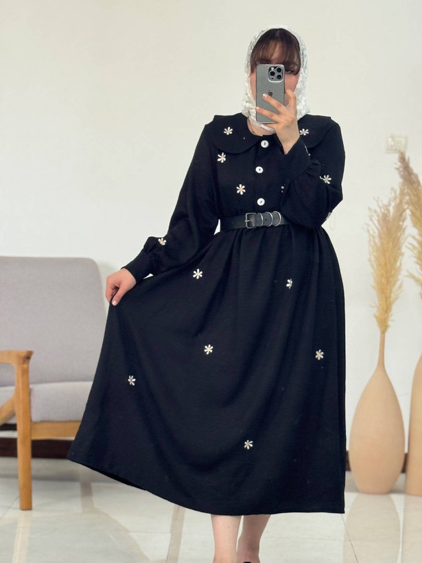 پیراهن گلدوزی بابونه