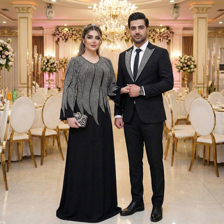 پیراهن ماکسی مجلسی مدل نازنین