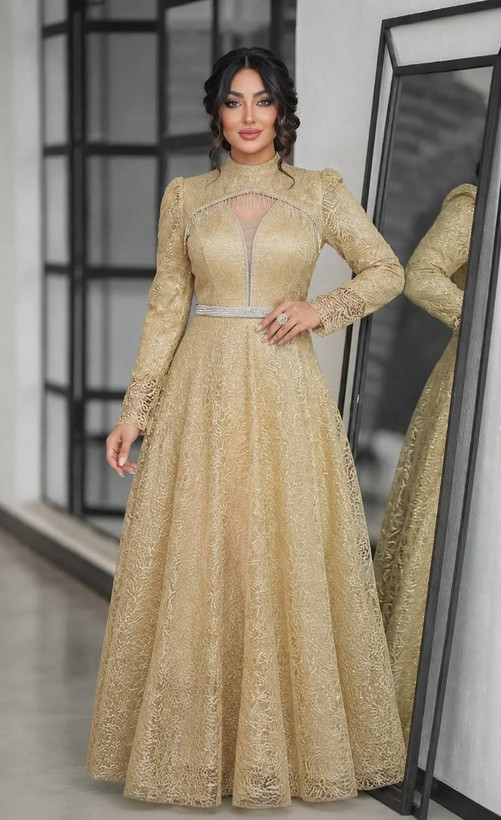 پیراهن ماکسی مجلسی مدل ساحل