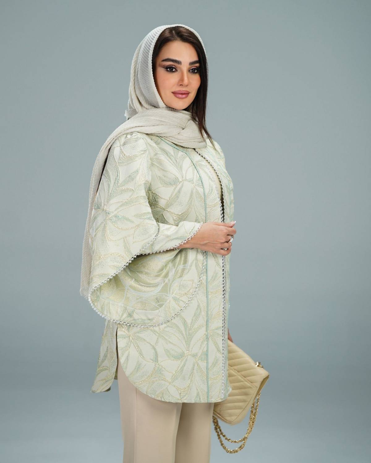 کت ژاکارد ترک نقش برجسته