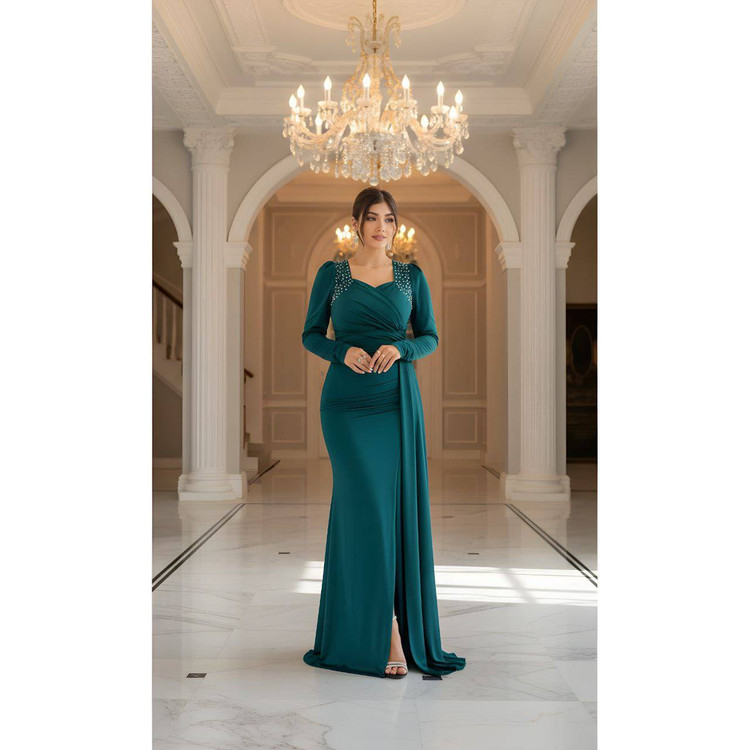 پیراهن ماکسی مجلسی مدل نوژین ستاره