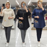 تونیک جلو دکمه