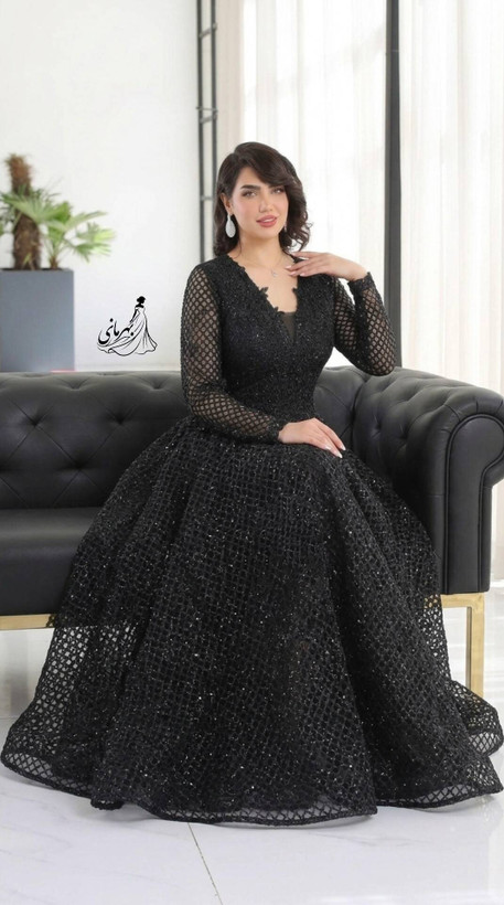 پیراهن ماکسی مجلسی مدل زرین