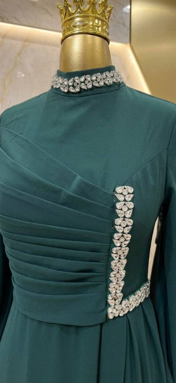 پیراهن ماکسی مجلسی مدل زرین