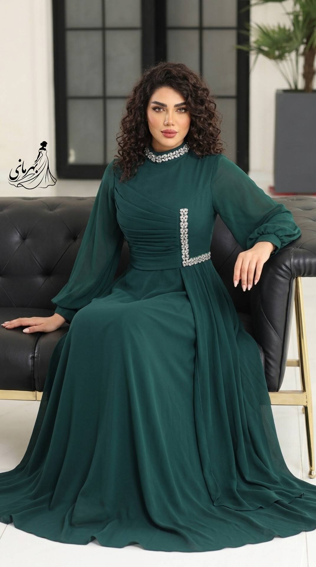 پیراهن ماکسی مجلسی مدل زرین