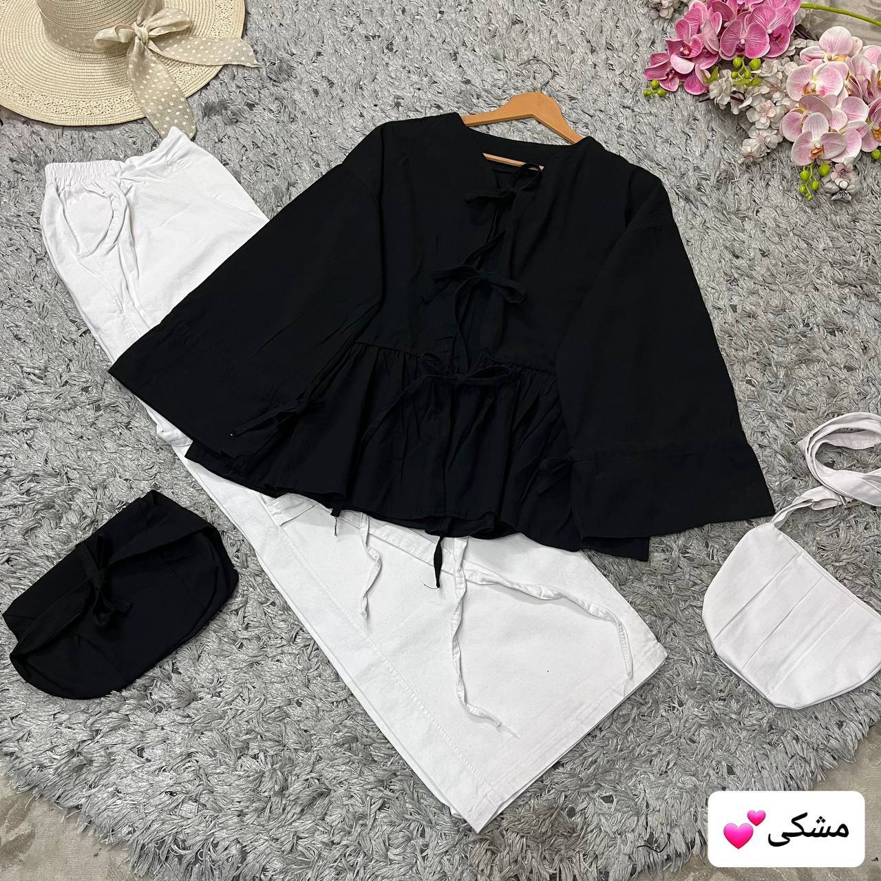 ست کامل شومیز شلوار و کیف و دورگ