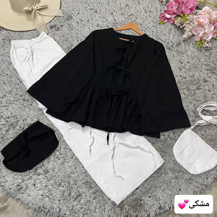 ست کامل شومیز شلوار و کیف و دورگ