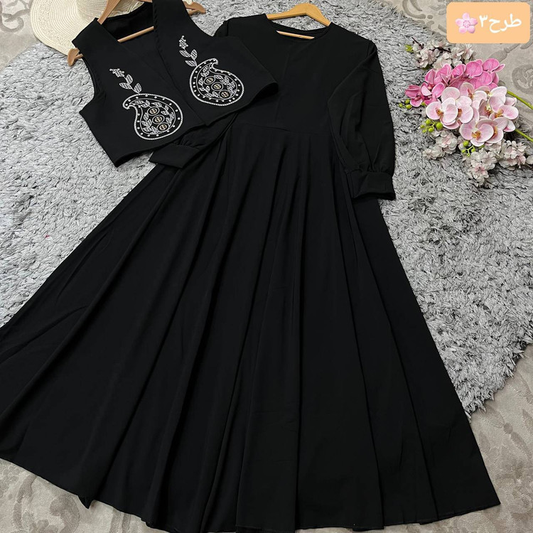 ست دوتیکه ژیله و پیراهن مدل سهیلا