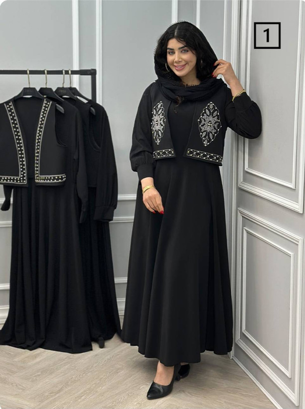 ست دوتیکه ژیله و پیراهن مدل سهیلا