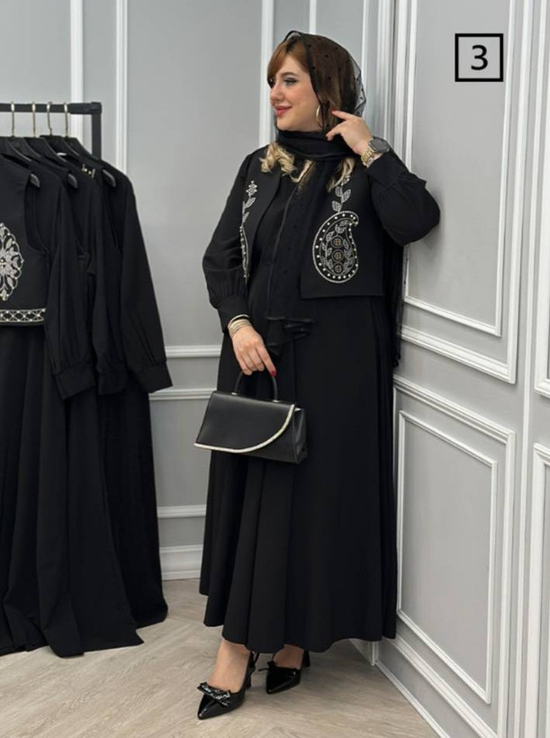 ست دوتیکه ژیله و پیراهن مدل سهیلا