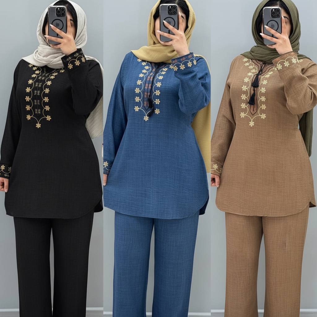 تونیک شلوار شرمین