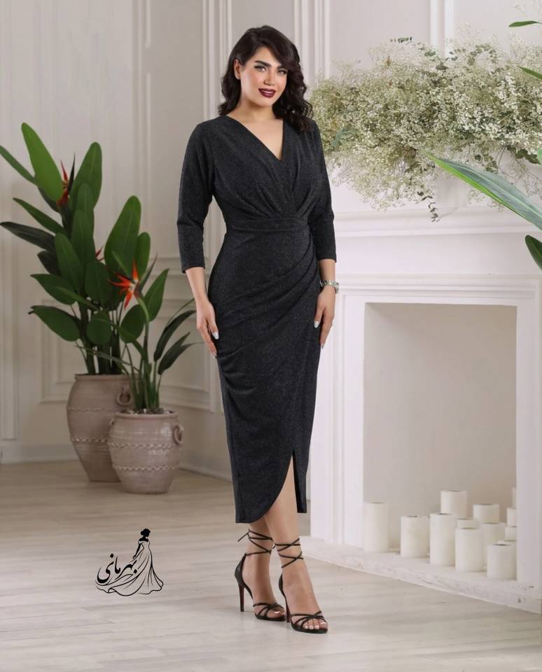 پیراهن ماکسی مجلسی میدی مدل مژده
