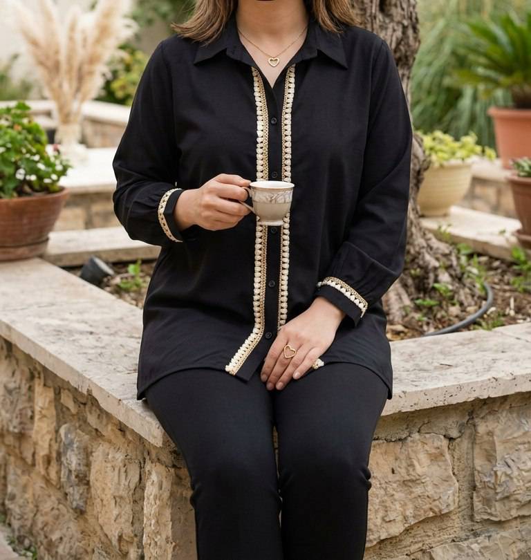 شومیز مشکی محرمی