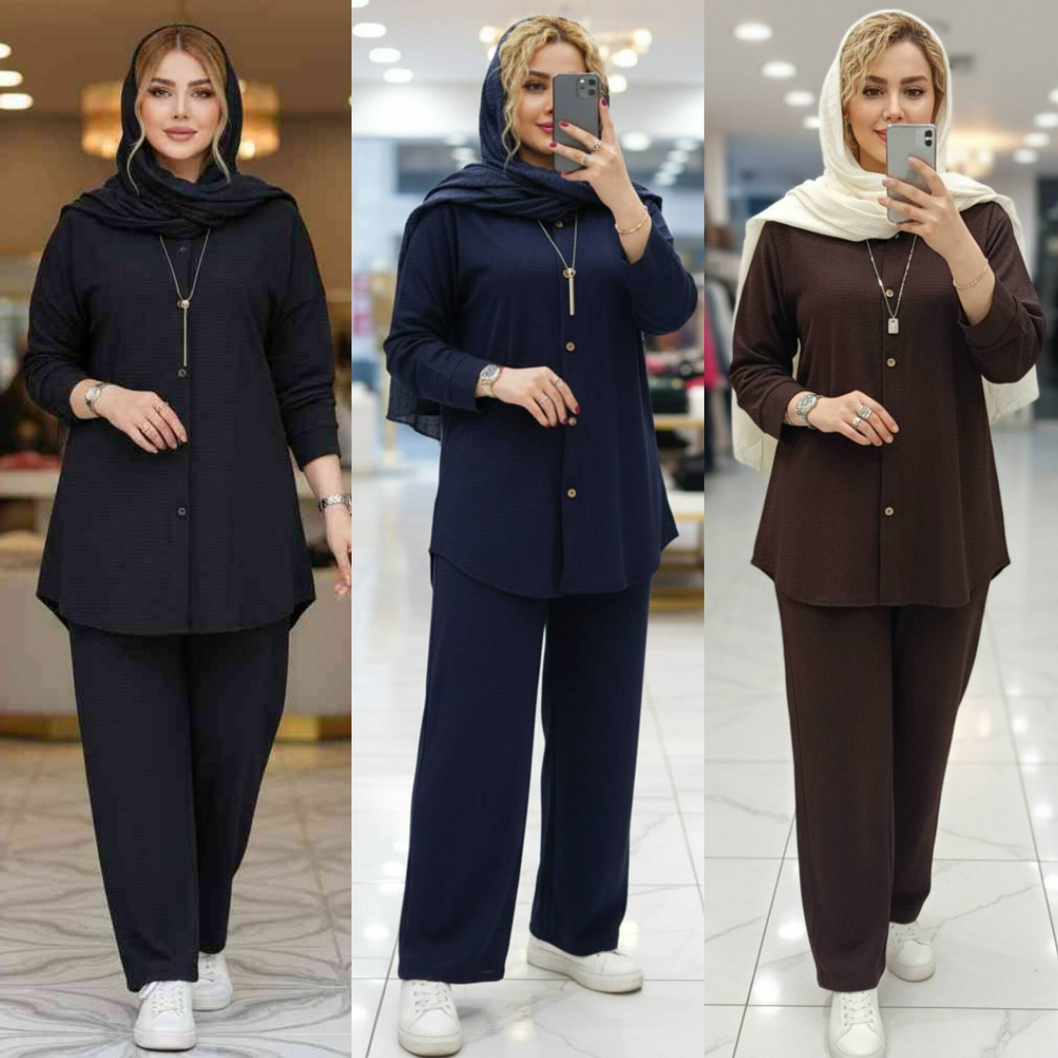مانتو شلوار بسکوییتی