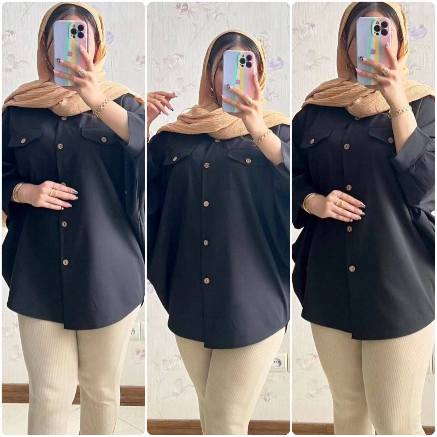 شومیز پانچ رها