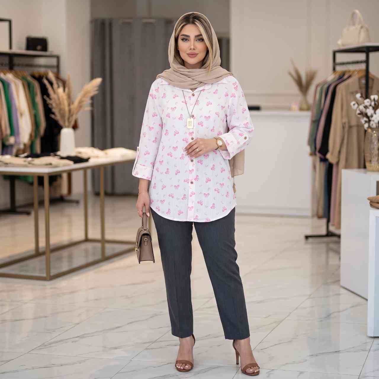 شومیز مانتویی دنیز