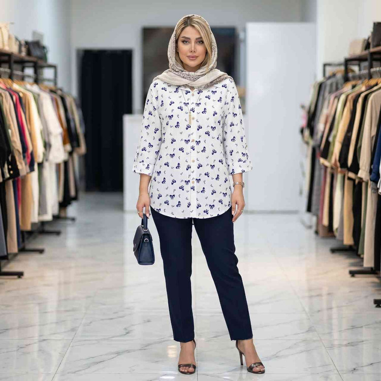 شومیز مانتویی دنیز