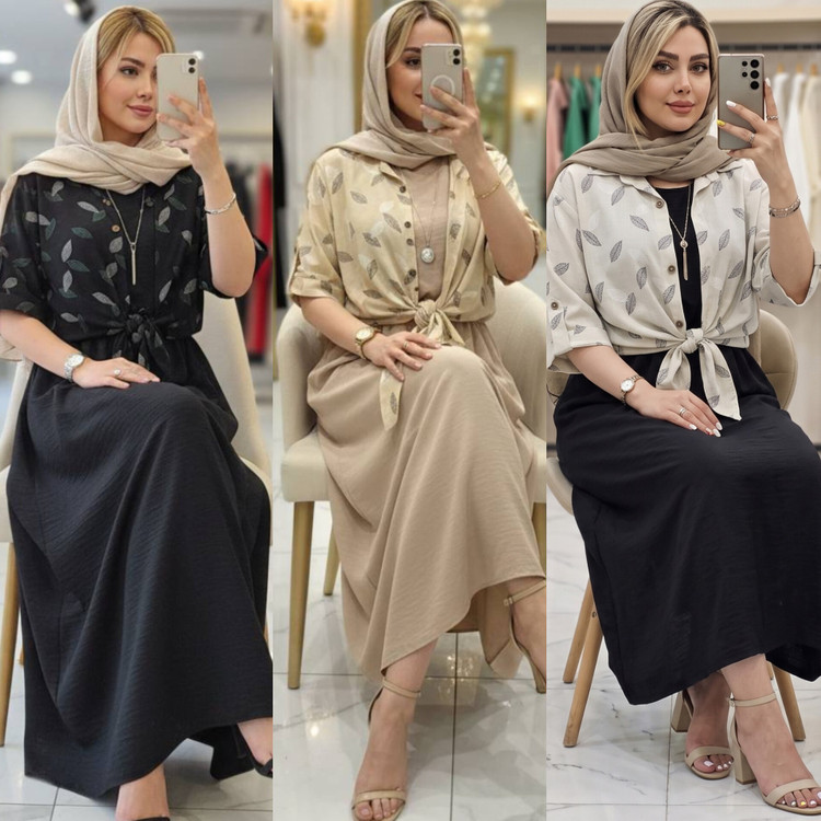 ست شومیز گره ای و سارافون شایلی
