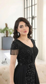 پیراهن ماکسی مجلسی مدل تابان قواره دار تا۵۸