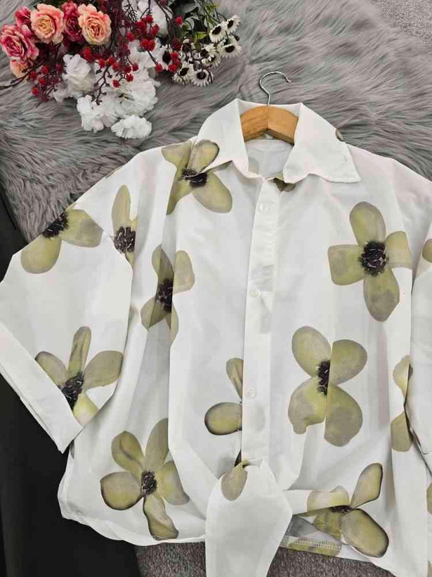 شومیز گره ای به همراه دامن مدل همتا