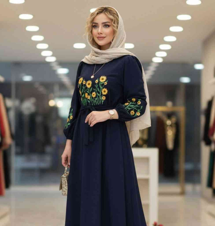 کفتان بابوس گلدوزی شده مدل اروشا