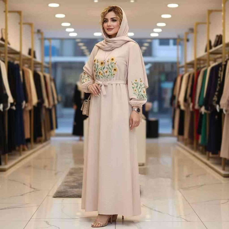 کفتان بابوس گلدوزی شده مدل اروشا