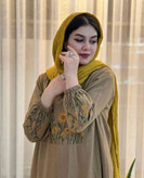 کفتان بابوس گلدوزی شده مدل اروشا