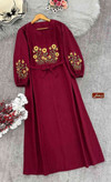 کفتان بابوس گلدوزی شده مدل اروشا