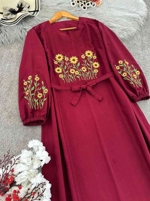 کفتان بابوس گلدوزی شده مدل اروشا