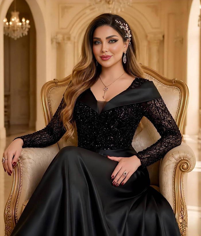 پیراهن ماکسی مجلسی مدل نگارین