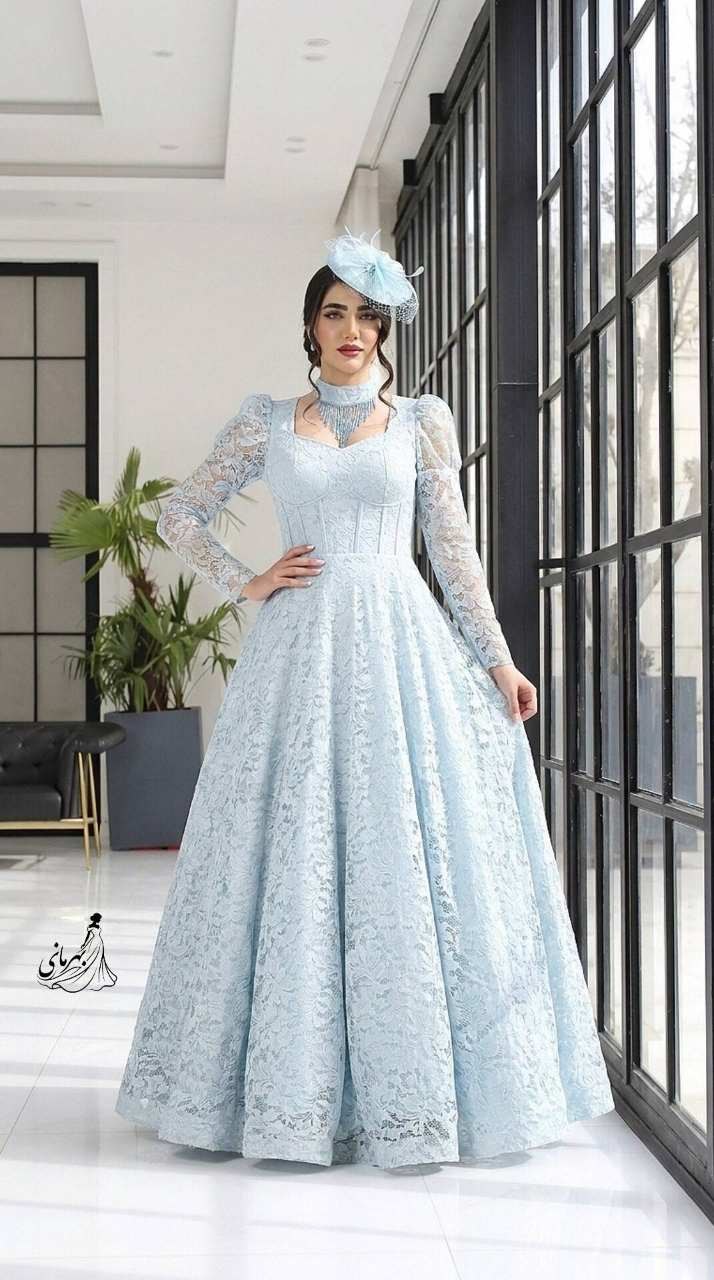 پیراهن ماکسی مجلسی مدل پرتو