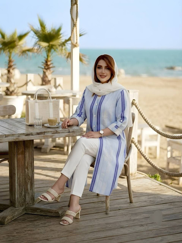 مانتو خنک تابستانه قواره دار تا ۵۲